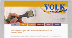 Desktop Screenshot of maler-volk.de