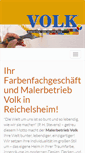 Mobile Screenshot of maler-volk.de